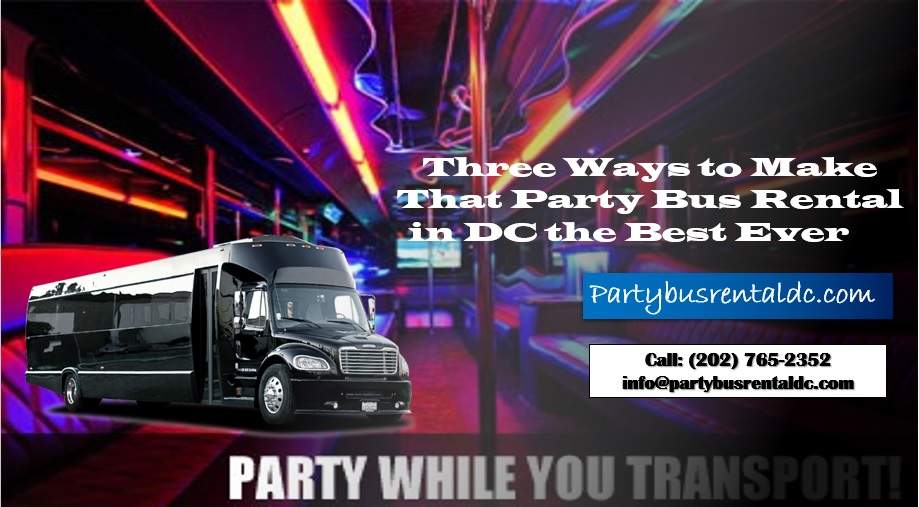 Party Bus Rental in DC